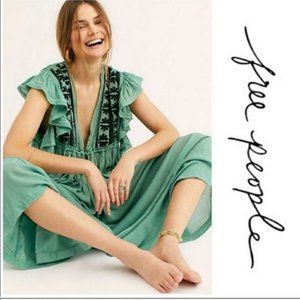 Free people boho gypsy festival midi dress in good used condition